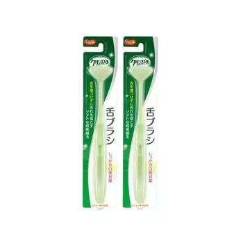 Щетки для языка, 2 шт. Habinurse Clean Smile Чистка языка Очиститель языка Уход за полостью рта Удаление налета с языка Уход за неприятным дыханием Уход за полостью рта Ультратонкая щетина
