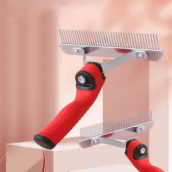 Щетки для ухода за собаками Крупные собаки Длинношерстные грабли для собак Щетка для ухода за домашними животными Стальная расческа для золотистого ретривера Хаски Немецкой овчарки