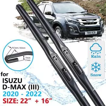 Щетки переднего стеклоочистителя автомобиля для Isuzu D-Max Mk3 RG 2022 2023 DMax, лобовое стекло, щетки для мытья окон LHD