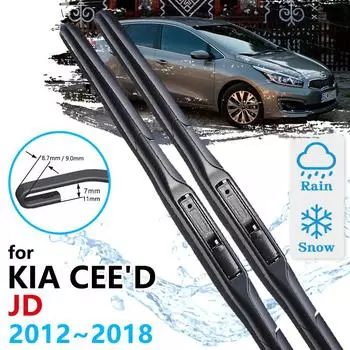 Щетки переднего стеклоочистителя автомобиля для KIA Ceed Cee d JD 2012 2013 2014 2015 2016 2017 2018 резак для щеток лобового стекла Left Hand Drive