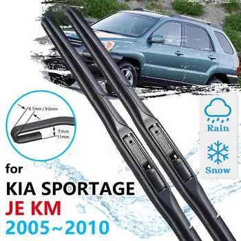 Щетки переднего стеклоочистителя автомобиля для Kia Sportage JE KM 2005 2006 2007 2008 2009 2010 резак для щеток лобового стекла автомобиля Left Hand Drive