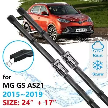 Щетки переднего стеклоочистителя автомобиля для MG GS 2015 2016 2017 2018 AS21, аксессуары для очистки лобового стекла, щетки для окон Left Hand Drive
