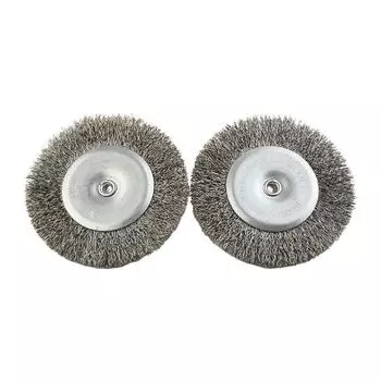 Щетки Проволочная щетка для брусчатки диаметром 100мм 2шт.