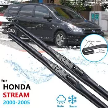 Щетки стеклоочистителя автомобиля для Honda Stream 2001 2002 2003 2004 2005 Щетки для мытья переднего ветрового стекла Автомобильные аксессуары RN1 RN2 RN3 RN4