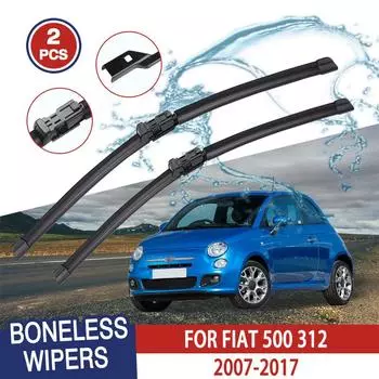 Щетки стеклоочистителя для FIAT 500 312 2007-2017 лобовое стекло чистое окно лобовое стекло автозапчасти автомобильные щетки для защиты от дождя 24 +14
