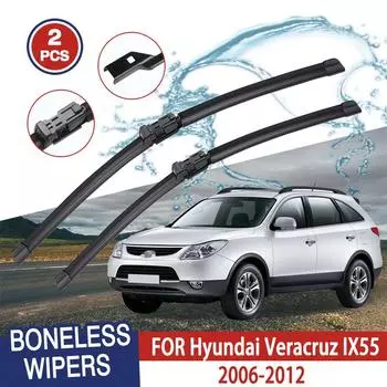 Щетки стеклоочистителя для Hyundai Veracruz IX5 2006-2012 лобовое стекло чистое окно лобовое стекло автозапчасти автомобильные щетки для дождя 24 +20