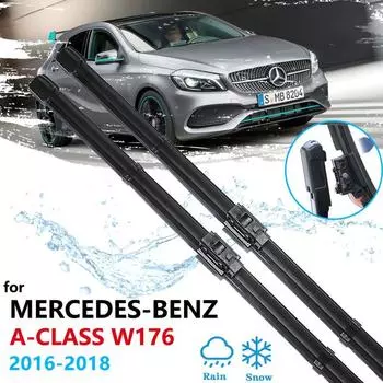 Щетки стеклоочистителя для Mercedes Benz A Class W176 2016~2018 щетки стеклоочистителя аксессуары A-Klasse A160 A180 A200 A45 2017