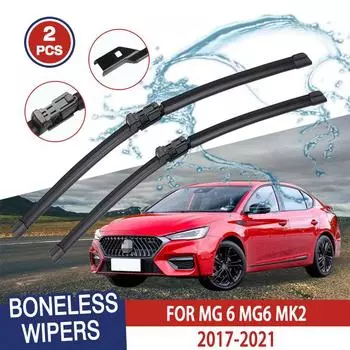 Щетки стеклоочистителя для MG 6 MG6 MK2 2017-2021 лобовое стекло чистое окно лобовое стекло автозапчасти автомобильные щетки от дождя 24 +18