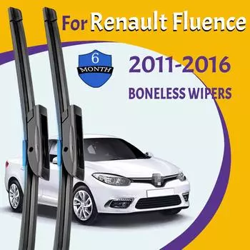 Щетки стеклоочистителя для Renault Fluence 2011-2016 лобовое стекло чистое окно лобовое стекло автозапчасти автомобильные щетки для дождя 24 +16