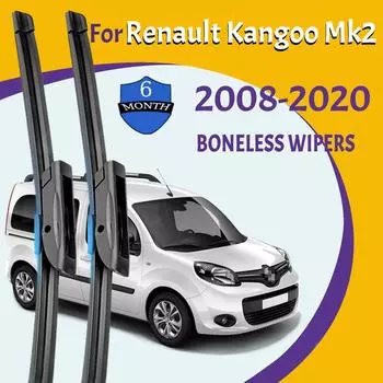 Щетки стеклоочистителя для Renault Kangoo Mk2 2008-2020 лобовое стекло чистое окно лобовое стекло автозапчасти автомобильные щетки для дождя 24 +22