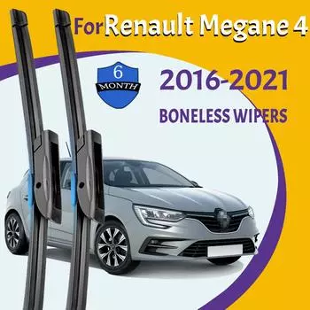 Щетки стеклоочистителя для Renault Megane 4 2016-2021 лобовое стекло чистое окно лобовое стекло автозапчасти автомобильные щетки для дождя 24 +18