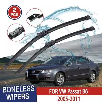 Щетки стеклоочистителя для VW Passat B6 2005-2011 лобовое стекло чистое окно лобовое стекло автозапчасти автомобильные щетки для дождя 24 +19