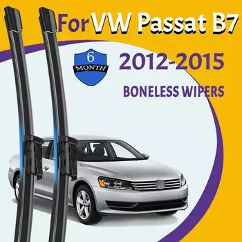 Щетки стеклоочистителя для VW Passat B7 2012-2015 лобовое стекло чистое окно лобовое стекло автозапчасти автомобильные щетки для дождя 24 +19