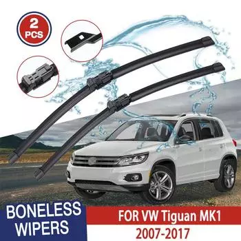 Щетки стеклоочистителя для VW Tiguan MK1 2007-2017 лобовое стекло чистое окно лобовое стекло автозапчасти автомобильные щетки для дождя 24 +21
