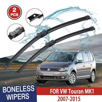 Щетки стеклоочистителя для VW Touran MK1 2007-2015 лобовое стекло чистое окно лобовое стекло автозапчасти автомобильные щетки для дождя 24 +18