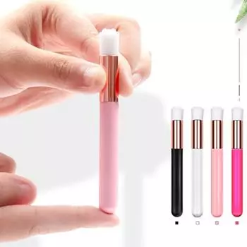 Щеточка для чистки наращенных ресниц Gold Nose Black Head Foam Clean Remover Grafting Lashes Shampoo Applicator Makeup Tools розовый