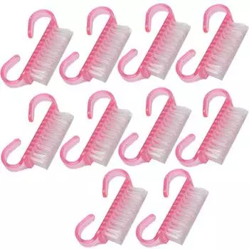 Щеточка для чистки ногтей, 10 шт., щетка для чистки ногтей для маникюра и педикюра