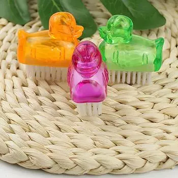 Щеточка для ногтей Animal Nail Art Маникюр Педикюр Мягкая Удаляющая Пыль Пластиковая Чистка Кисточки для ногтей Пилка Воротник Кисть Набор Инструментов Салон