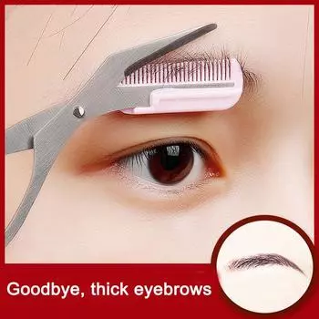 Щипчики для бровей Классические щипчики для бровей Тонкие щипчики для бровей Ножницы для накладных ресниц розовый