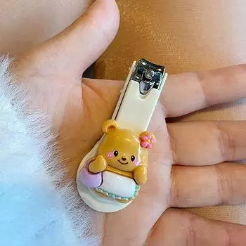 Щипчики для ногтей Butter Bear из нержавеющей стали, доступны два размера, маникюрные ножницы для ногтей, толстые и твердые ногти на ногах, инструменты