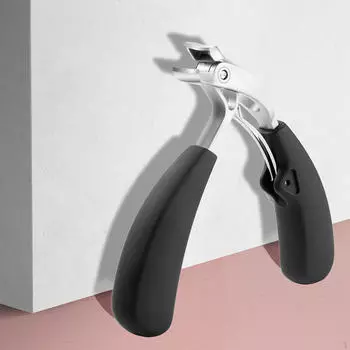 Щипчики для ногтей для толстых ногтей, нержавеющая сталь, кусачки для ногтей, триммер для ногтей для пожилых людей серебряный