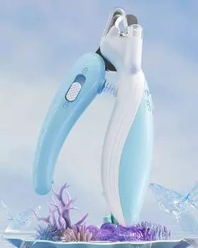 Щипчики для ногтей домашних животных Триммер для ногтей собак и кошек Экономящие труд когти Удобные светодиодные электрические когтерезки Ножницы для ухода за собаками