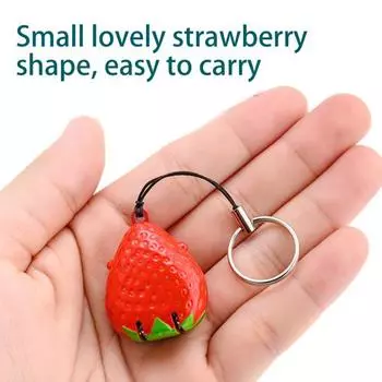 Щипчики для ногтей Многоцелевой Размер Форма Складной Креативный Компактный Острый Удобный Из Нержавеющей Стали Брелок для Ногтей с Фруктами Клубникой B
