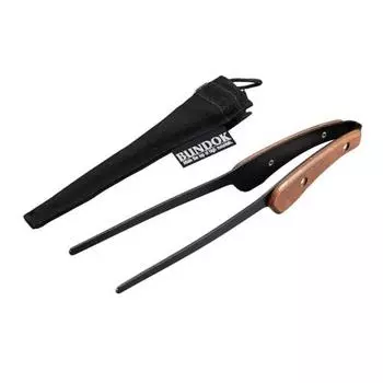 Щипцы BUNDOK BD-406 с чехлом из нержавеющей стали 24 см