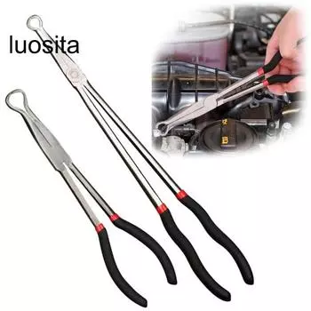 Щипцы для электрического отключения, длинные щипцы для снятия свечей зажигания с нескользящей ручкой, высокопрочный хомут для шланга топливопровода A