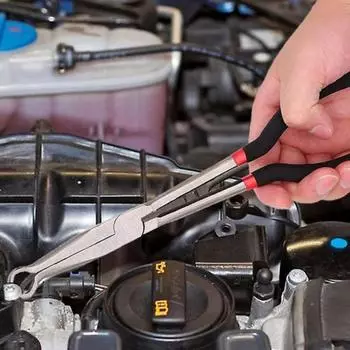Щипцы для электрического отключения Длинные щипцы для снятия свечей зажигания с нескользящей ручкой Высокопрочный хомут для шланга топливопровода A