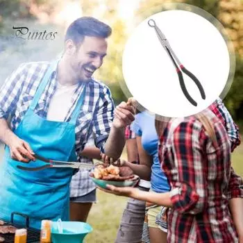 Щипцы для электрического отключения Длинные щипцы для снятия свечей зажигания с нескользящей ручкой Высокопрочный хомут для шланга топливопровода A