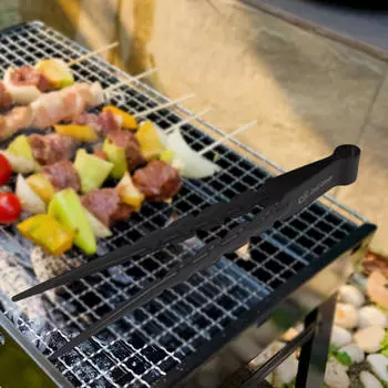 Щипцы для барбекю, захваты для дров, прочная многофункциональная решетка для костра, кемпинг