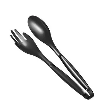 Щипцы для еды из нержавеющей стали 304, нескользящие зажимы для шведского стола, новые щипцы для сервировки мяса, салата, хлеба, бытовые чёрный