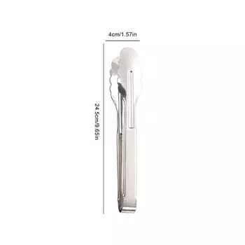 Щипцы для еды из нержавеющей стали, кухонные принадлежности, кухонные принадлежности для шведского стола, жаропрочные зажимы для выпечки, хлеба, щипцы для салата и барбекю, инструменты S