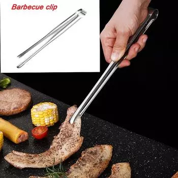 Щипцы для еды из нержавеющей стали, кухонные принадлежности для стейков, приспособления для приготовления блюд на шведском столе, жаропрочные зажимы для хлеба, щипцы для посуды