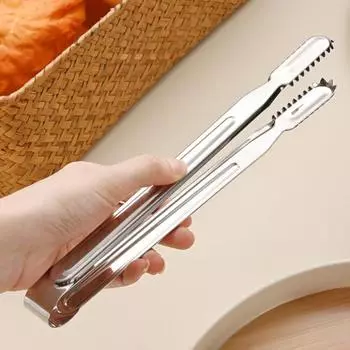 Щипцы для еды из нержавеющей стали, легкие, устойчивые к ржавчине щипцы для приготовления пищи, термостойкая кухонная утварь для домашнего ресторана, приготовления пикника, приготовления барбекю, сервировки салата S
