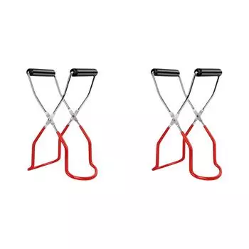 Щипцы для консервирования из нержавеющей стали Подъемник для консервных банок для домашней кухни (красный)