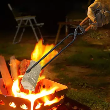 Щипцы для костра Fire High Temperature Resistance, Fireplace Fireplace Log Grabber