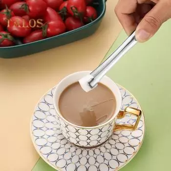 Щипцы для льда из нержавеющей стали 15 см Пищевой зажим для кубиков сахара Закуски Фрукты Зажим для барбекю Удалитель осколков яиц Легко моющиеся сервировочные щипцы серебряный