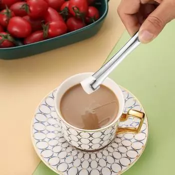 Щипцы для льда из нержавеющей стали 15 см, зажим для еды, для кусочков сахара, закусок, фруктов