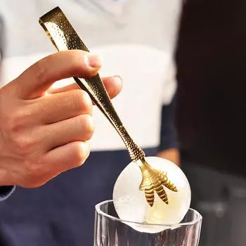 Щипцы для льда Talon Tongs из нержавеющей стали, общая длина 20 см