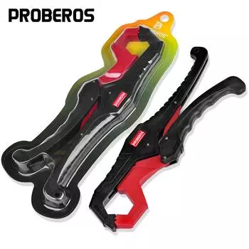 Щипцы для ловли приманок, высокопрочное устройство для ловли рыбы из нейлонового стекловолокна, водонепроницаемый зубчатый зажим, Щипцы для ловли рыбы, аксессуары для рыболовных снастей серый