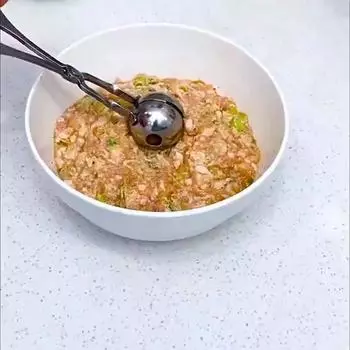 Щипцы для мясных шариков из нержавеющей стали, кухонный инструмент для приготовления фрикаделек S