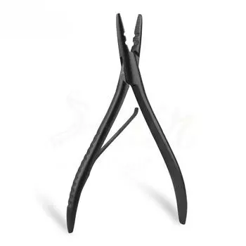 Щипцы для наращивания волос с микробусинами, 2 отверстия, многофункциональный инструмент для наращивания волос, для удаления волос, микрокольцевая петля