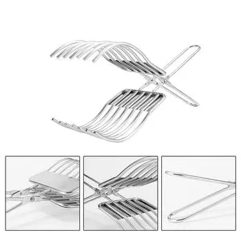 Щипцы для нарезки жареного мяса и хлеба из нержавеющей стали, держатель для легкой нарезки продуктов