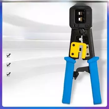 Щипцы для обжима EZ RJ45/RJ12 двойного назначения для сетевых кабелей Cat 5e/6 Machining