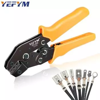 Щипцы для обжима проводов, лопатка 2,8/4,8/6,3 мм. Инструменты для обжима 20-13AMG. Ручной инструмент для обжима и складывания клемм с открытым корпусом SN-48B.