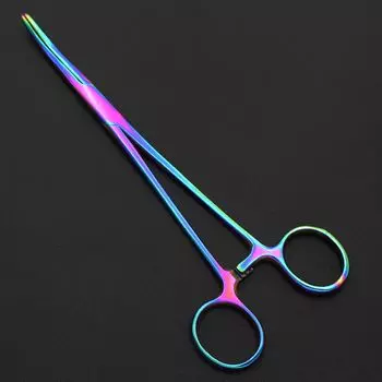 Щипцы для очистки ушей кошек и собак, цветные, 18 см, нержавеющая сталь, щипцы для чистки ушей кошек и собак, пинцет для ушей домашних животных, радиощипцы, тонкие щипцы для извлечения рыболовных крючков