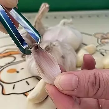 Щипцы для шерсти свиньи Зажим для костей из мяса рыбы Чеснокочистка Пинцет с плоским зевом Удаление перьев Бытовая кухня Гаджет для готовки 1PCS