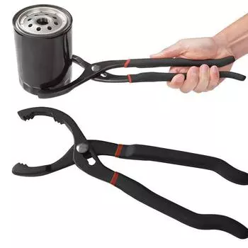 Щипцы для снятия автомобильного фильтра, клещи для масляного фильтра, универсальные инструменты для ремонта автомобиля, тиски с фиксатором, гаечный ключ, клещи для масляного сердечника 25cm (10inch) чёрный